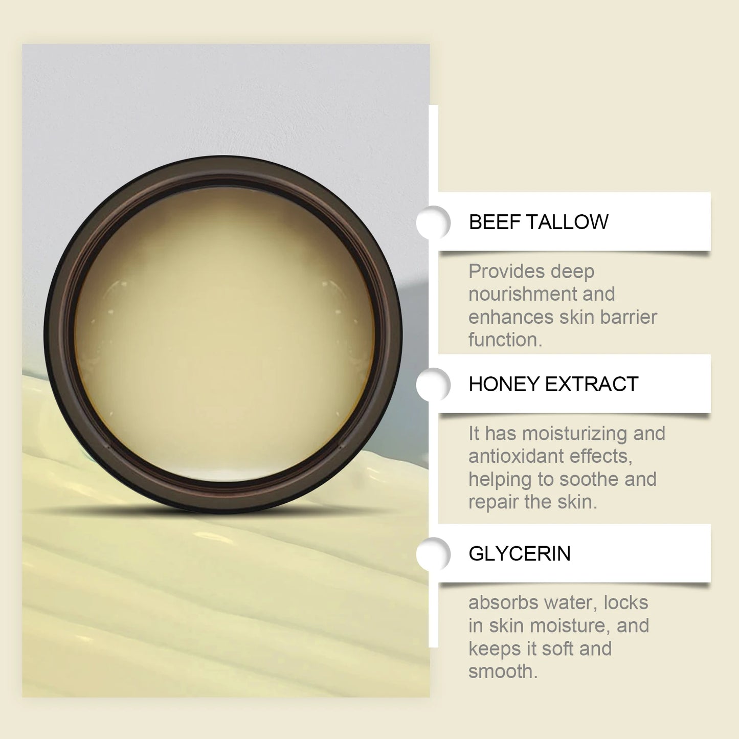 Tallow Honey Balm