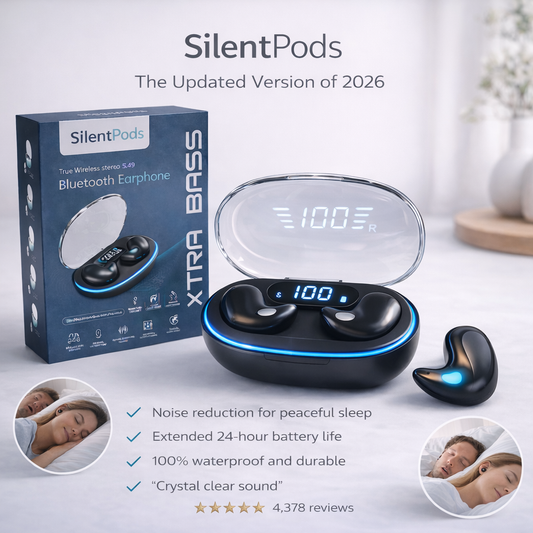 The SilentPods™ (2026) – Invisible Audio for Deep Sleep